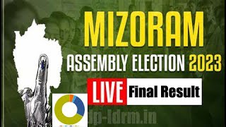 Mizoram Inthlanpui 2023 FINAL Result  Mizoram Legislative Assembly Election Result Live [upl. by Aietal]