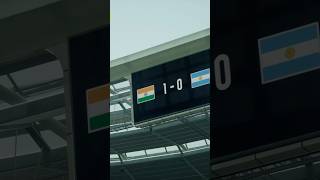 India 1  Argentina 0 India vs Argentina match [upl. by Avelin]