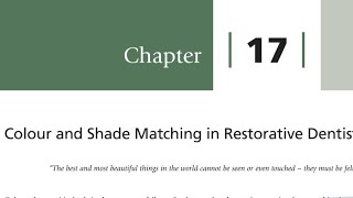 Colour and Shade Matching in Restorative Dentistry Shade Guide  HueValue amp Chroma [upl. by Fern]