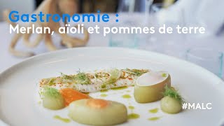 Gastronomie  merlan aïoli et pommes de terre [upl. by Ingar]