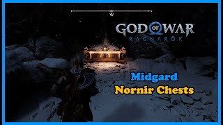 God Of War Ragnarök Midgard Nornir Chests Full Belly 🏆 [upl. by Ahsaf]