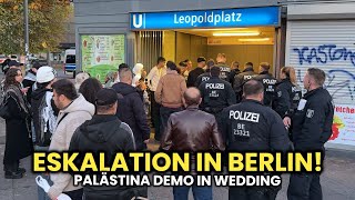 Arabische Demo eskaliert komplett 😱🔥 Berlin Wedding [upl. by Hamal]