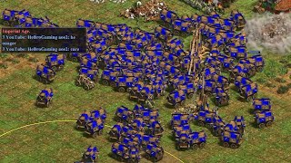 Bohemians VS Teutons Arena 41 minutes 141 Hussite Wagon Bloom build order tutorial [upl. by Tuhn]