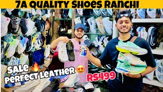 Perfect Leather Sale 🔥 7A Quality Shoes Ranchi  Ranchi Shoes Market  1st Copy Sale Ranchi [upl. by Nyvek]