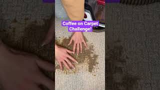 Coffee on Carpet Challenge with Hoover CleanSlate [upl. by Pavier139]