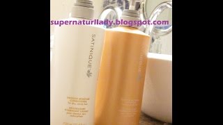 Satinique Smooth Moisture Shampoo amp Conditioner Review on Natural Hair [upl. by Gable]