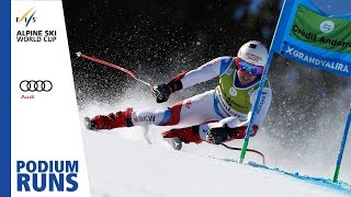 Mauro Caviezel  Mens SuperG  Soldeu  Finals  2nd place  FIS Alpine [upl. by Hoy]