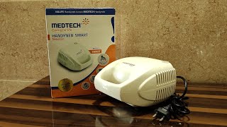 How to use a Nebulizer  Unboxing  Demo  MEDTECH Handyneb Nebulizer [upl. by Aihsenot]