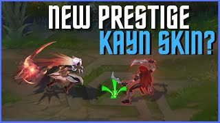 NEW PRESTIGE KAYN SKIN TESTING OUT FIRST FULL PLAYTHROUGH  PBE  League of Legends [upl. by Richman]