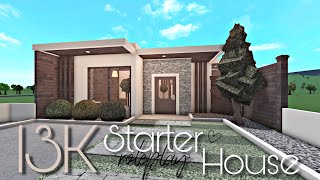 BLOXBURG 13K MODERN STARTER HOUSE  NOGAMEPASS [upl. by Yenalem608]