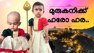 പഴനിമല ആണ്ടവന് മുടി സമർപ്പിച്ച് ധ്വനികൃഷ്ണ  MRIDVA [upl. by Ilera]