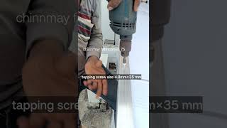 How to making polycarbonate seat set installatio polycarbonatesheet polycarbonate shedwork [upl. by Nets]