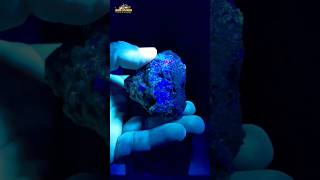 Fluorescent Fluorite from Lavrion GREEKEXPLORERS thefinders shorts geology hellas uv [upl. by Euphemia]