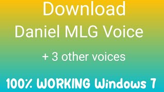 How to download TTS Voice in Windows 7 [upl. by Ymirej171]