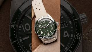 This Green Dial Dive Watch beats Rolex’s Green Submariners ✅ [upl. by Karola]