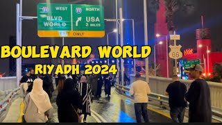 Riyadh boulevard world  EXPLORING 2024riyadhboulevard [upl. by Tipton84]