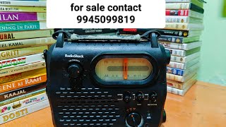 radio shack dynamo radio FM AM WX sold out contact 9945099819 [upl. by Mailliw]