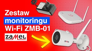 Zestaw monitoringu bezprzewodowego WiFi ZMB01 Zamel [upl. by Rica]