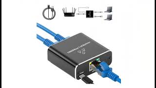 CAPUP Ethernet Splitter 1 to 2 High Speed 1000Mbps [upl. by Caiaphas]