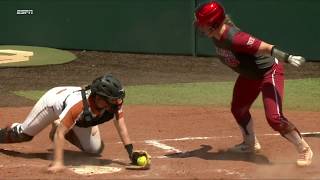 Craziest Softball Play at the Plate Ever [upl. by Refinnaj]