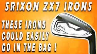 Srixon ZX7 MKII Irons FORGIVENESS Review [upl. by Nesnej655]