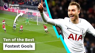 FASTEST Premier League Goals  2023 Edition [upl. by Asiela]