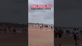 Baga Beach Goa ❤️🏖️ goa shorts travel goatravelguide goavlog ytshorts viralvideo [upl. by Myo]