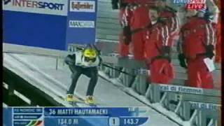 Adam Małysz vs Matti Hautamaeki  Predazzo 2003 [upl. by Lyndell]