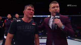 Fight Night St Louis Darren Elkins Octagon Interview [upl. by Akinahc]