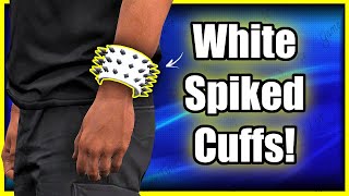 GTA5 I RARE White Spiked Cuffs Glitch HOW TO GET WHITE SPIKED GAUNTLETS [upl. by Ovida288]