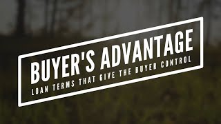 Buyers Advantage Seller Financing Terms That Put the Buyer In Control [upl. by Yauqaj494]