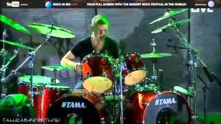 Metallica  Lars Ulrich Fails in Am I Evil Rock In Rio 2011 HD 720p [upl. by Rosse]