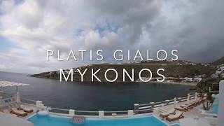 Supercell in Mykonos  Microburst  Hail  Thunder Storm Timelapse  4K Go Pro  Nissaki Boutique [upl. by Alehs]