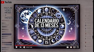 Como seria un calendario 13 meses con la alineacion lunar [upl. by Rennat510]