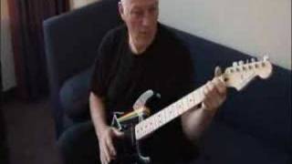 David Gilmour playing a Dark Side of the Moon Fender Strat [upl. by Winser289]