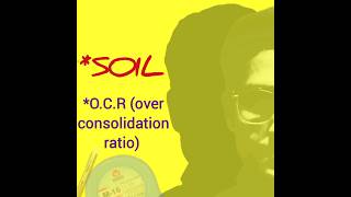 OCR Over Consolidation Ratio Soil mechanics civil [upl. by Aprile]