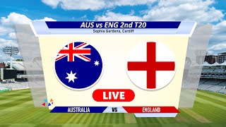 🔴Aus vs Eng Live  2nd T20 Match  Australia vs England Live Cricket Match Today Score amp Commentary [upl. by Penrod]