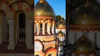 What a stunning monastery in Abkhazia Full 4K Video in Link shorts abkhazia monastery travel [upl. by Alboran]