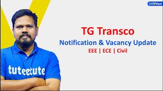 TG Transco Notification amp Vacancy Update tgtransco transco tstransco [upl. by Ennairol]