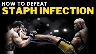 How to prevent amp CURE staph  mrsa skin infection the natural way for MMA BJJ wrestling [upl. by Adivad]