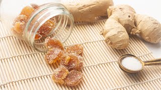 Simple Candied Ginger Recipe [upl. by Enilrac]