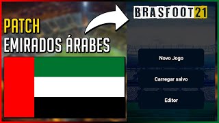 Patch dos EMIRADOS ÃRABES ðŸ‡¦ðŸ‡ª  ðŸ‘¨â€ðŸ’¼ Brasfoot 2021 shorts [upl. by Pleasant]