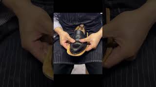 shoeshiner shoes leatherrepair repairshoes menshoes leather leatherworks fashion [upl. by Vallie]