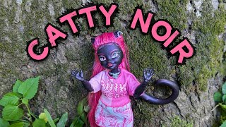 Catty Noir Monster High Doll Unboxing amp Review Plus restyle ideas [upl. by Aiza]