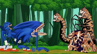 Shin Sonic Tapes vs Gorefield  Full Episode Part Animation Drawing Cartoon 2 [upl. by Rosen720]