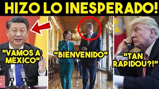 SHEINBAUM CAMBIA LA JUGADA DEJAN SOLO A EEUU CHINA SE METE REUNION EN PALACIO MEXICO AGUANTA [upl. by Anad]