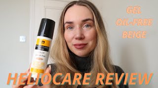 HELIOCARE 360 COLOR GEL OILFREE  BEIGE  TINTED SPF  PERFECT FOR ACNE AND OILY SKIN [upl. by Nodroj978]