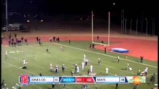 Mays 10 Julius Whitehead 17 yard gamewinning TD reception in quarterfinals [upl. by Wartow647]