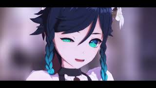 【原神 Genshin Impact MMD】Phone Number 【 Venti 】 [upl. by Leirej]