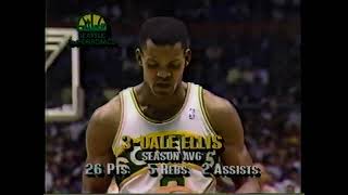 1988 Los Angeles Lakers  Seattle Supersonics 1241988 [upl. by Jaddan]